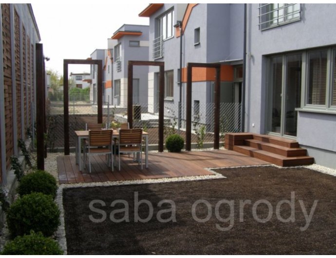 Łomianki. Outdoor room - salon