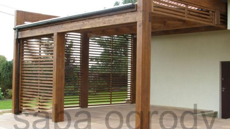 Pergola zadaszona poliwęglanem